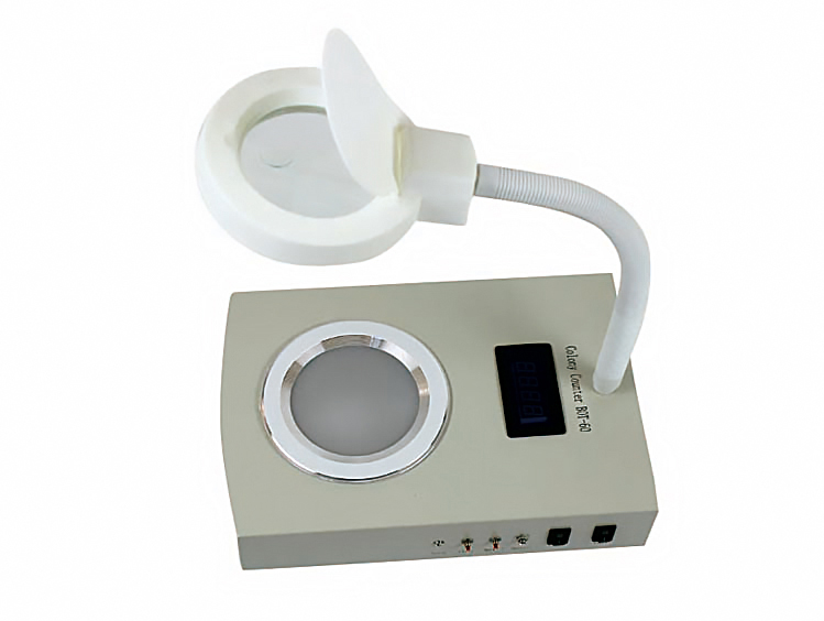 模具設計，自動，光學放大5X，10X，透射反射、同軸照明，計數(shù)范圍：1－999，電源：16W 培養(yǎng)皿尺寸：Φ110mm,Φ90mm ,Φ50mm.可增加數(shù)據(jù)接口,分析軟件，磨具設計，防止液體滲漏